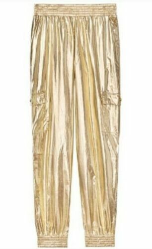 Victoria’s secret Shine jogger Victoria's Secret Sport NWOT Shine Stripe Joggers Black/Gold