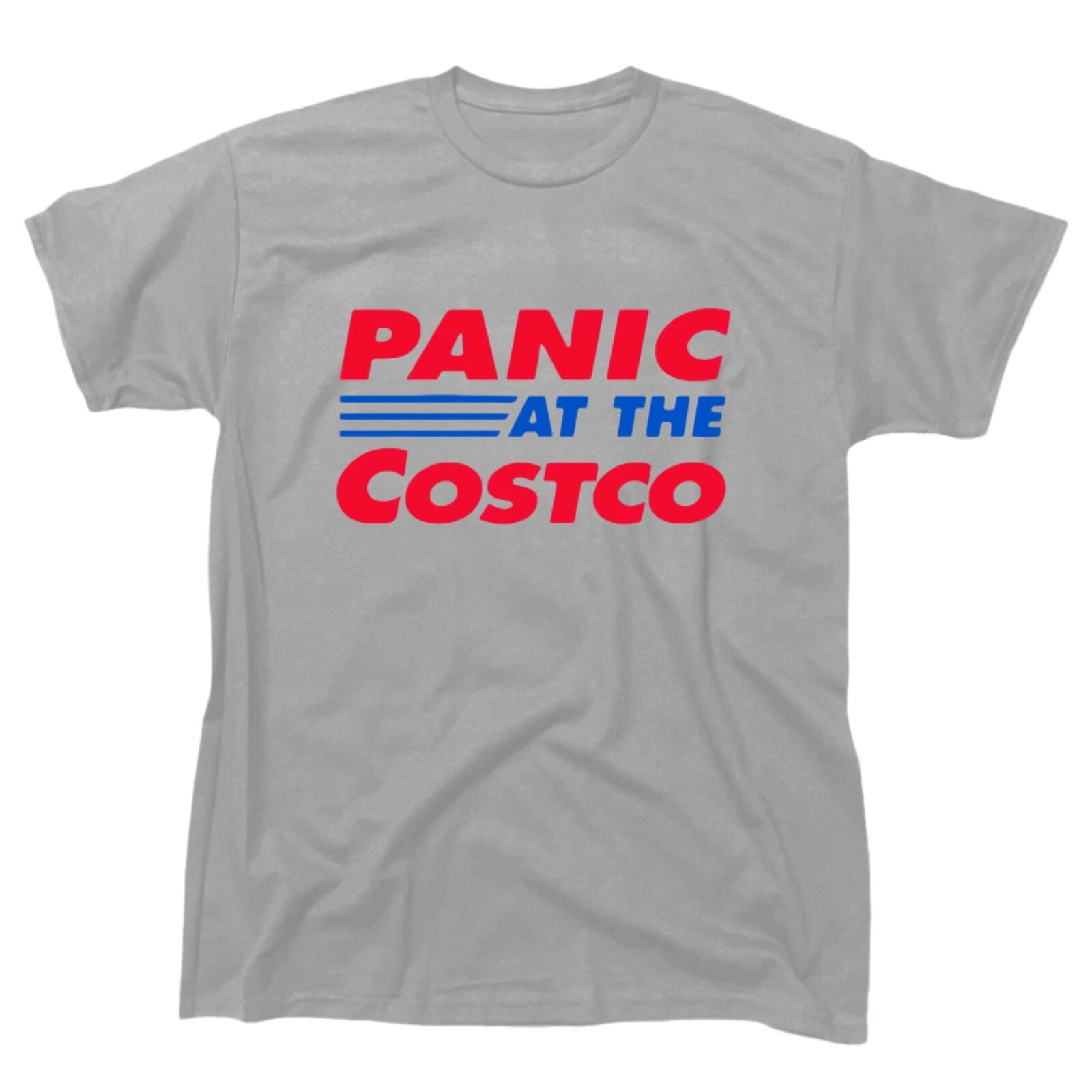 Panic At The Costco Men's Funny Meme T-Shirt