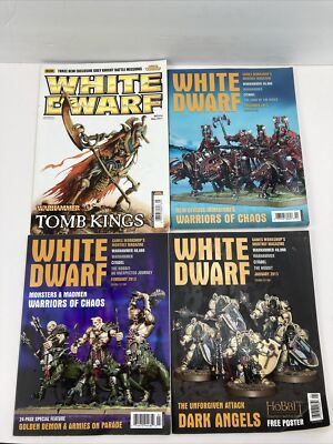 White Dwarf Magazine LOT OF 4, Bundle Collection Hobbit Warhammer Citadel
