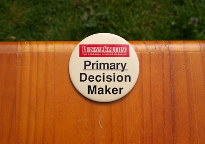 Primary Decision Maker Personal Computing Personal Systems Magazine 3'' Button