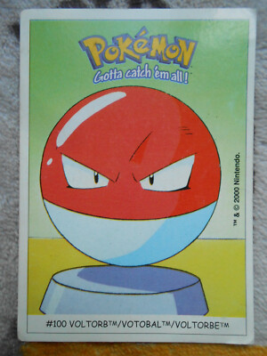 VOLTORBE/VOLTORB #100 - DUNKIN BOOMER 2000 - POKEMON - SEHR GUTER ZUSTAND