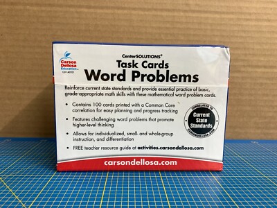 Task Cards: Word Problems, Grade 1
