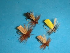 FLY FISHING FLIES - FOAM CADDIS ASSORTMENT size #14-16 (12 pcs.)