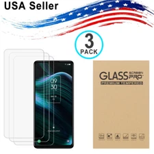 3PK TCL Stylus 5G  T779 Tempered Glass Screen Protector