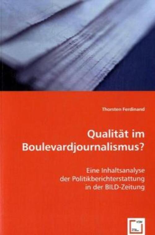 Thumbnail - Thorsten Ferdinand | Qualität Boulevardjournalismus? | Taschenbuch |