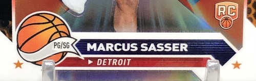 2023-24 Topps Chrome Marcus Sasser ORANGE BASKETBALL REFRACTOR SP RC No. 140 π - Picture 5 of 20