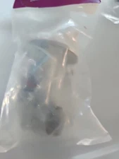 Prime-Line J-4547 Floor Mount Angle Door Stop Brass Bumper with Rubber Chrome