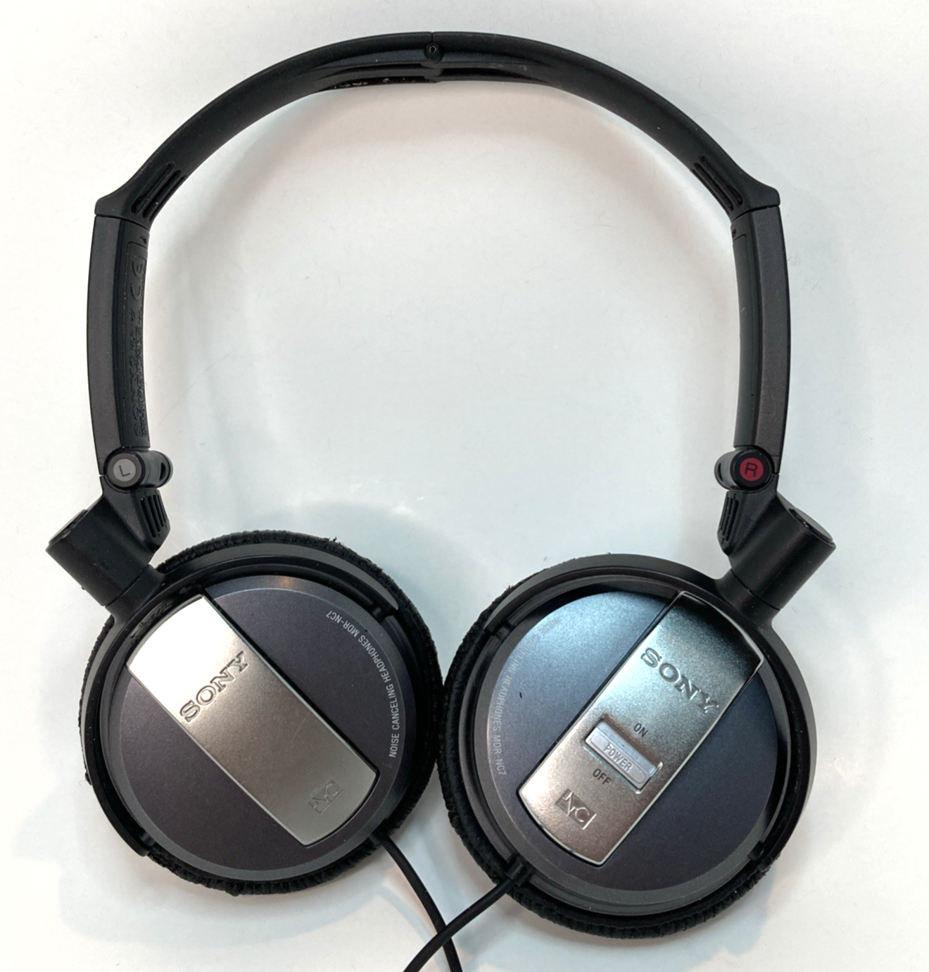 Sony MDR-NC7 Black Noise Canceling Headphones Fully Functional