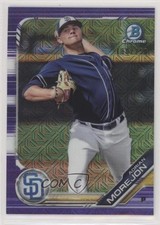 2019 Bowman Chrome Prospects Mega Box Purple Mojo Refractor Adrian Morejon 2v5