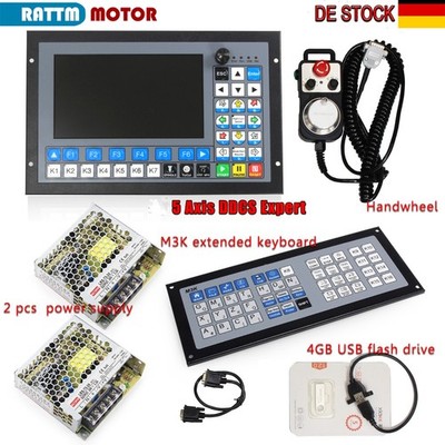 【DE】5 Axis DDCS Expert Offline Standalone Motion Controller PLC +MPG Handwheel