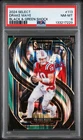 2024 Drake Maye RC Black & Green Shock PSA 8 Panini Select Patriots #113