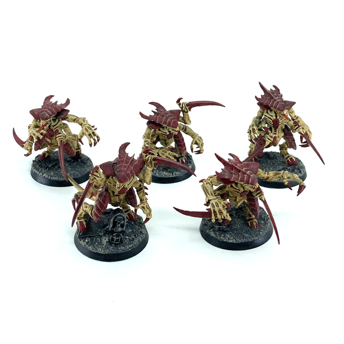 Tyranid Warriors - Tyranids - Warhammer 40k Games Workshop Painted