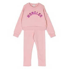 Moncler Kids Logo-Applique Cotton Tracksuit, Size 12Y