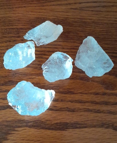 Natural Rough Clear Quartz Crystals / Rocks, Clear Quartz, 3 Ounce Bag - Picture 3 of 4