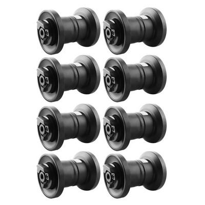 8x Bottom Track Roller for Kubota KX121-3 KX121-3S Excavator RD11821700 Black