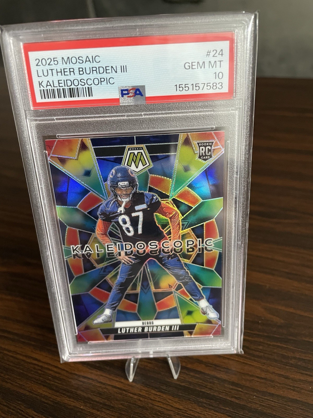 Luther Burden Panini Mosaic Kaleidoscopic #24 Base