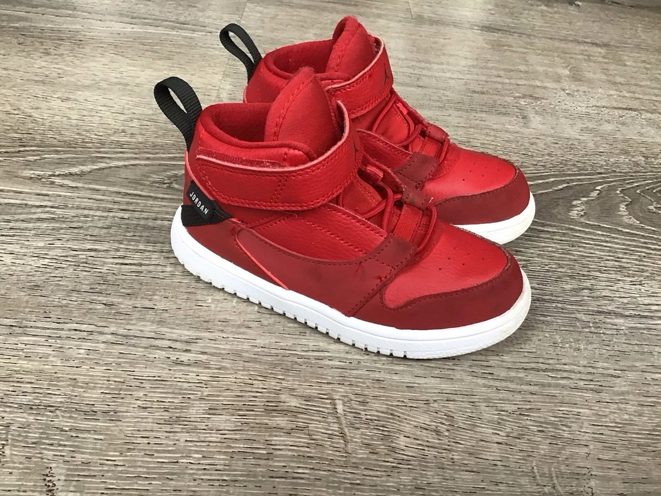 Air Jordan Fadeaway AO1332-600 Red Basketball Youth Size 9C Shoes Baby Toddler - Image 2 of 4