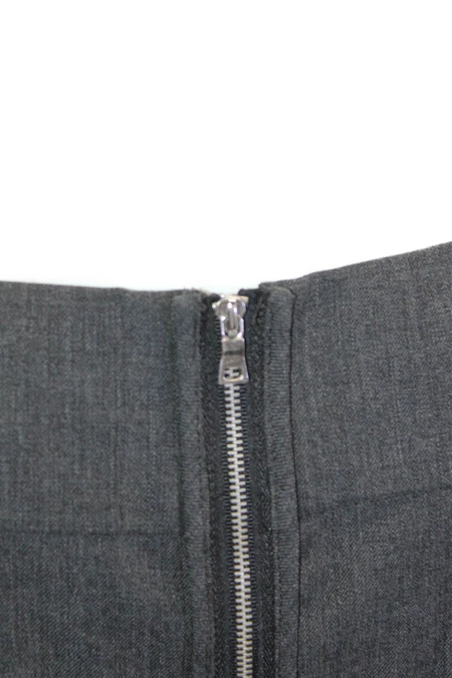 Vestido Cynthia Steffe Mujer Lana Cuello Barco Cremallera Manga Gorra Gris Talla 4 Foto 4 de 4