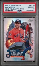 2025 Topps Chrome Baseball #HA-40 Jose Altuve Home Field Advantage HFA Astros