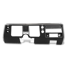 Dash Panel Bezel Cover For Chevy Chevelle El Camino 1968 Without Air Black Dash Panel Bezel Cover For Chevy Chevelle El Camino 1968 Without Air Black