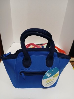 New BYO Bring Your Own Adela Soft Sided Lunch Bag Blue NWT