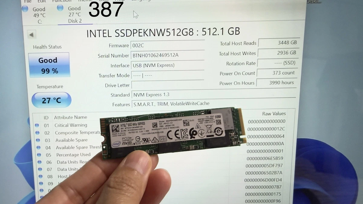 Intel M.2 Interface 512 GB Solid State Drives for sale | eBay