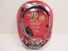 NEW Cyber Acoustics AC-101 Headset with Microphone - AC101 USB Headphone - NIB