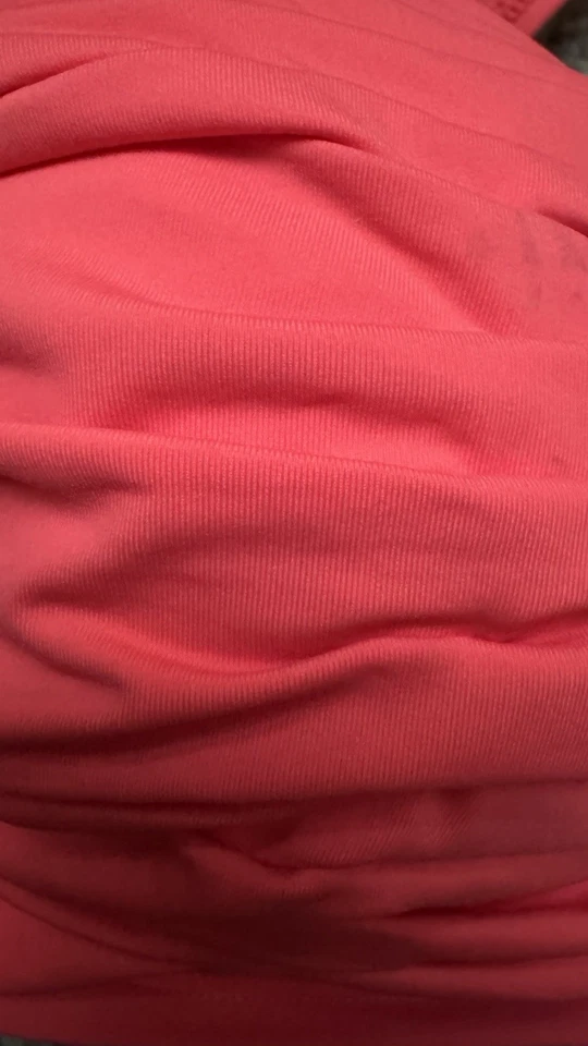 Top de bikini Bleu Rod Beattie para mujer fruncido con aros coral 38 copa en D Foto 4 de 4