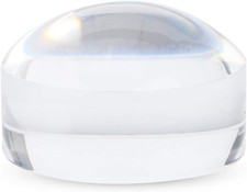 2 Inch Acrylic Dome Magnifier 8X Paperweight Reading Magnifying Glass Optical Ha