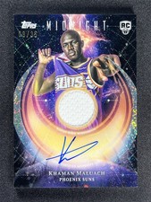 2025-26 Topps Midnight Khaman Maluach Winter Solstice RC Patch Auto RJA /35