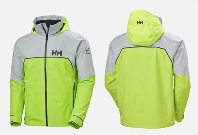 Helly Hansen Authentic HP FOIL LIGHT 34151-402 JACKET w/ Hood Azid Lime Mens XL