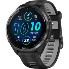 Garmin - Forerunner 965 GPS Smartwatch 47 mm Fiber-reinforced polymer - Carbo...