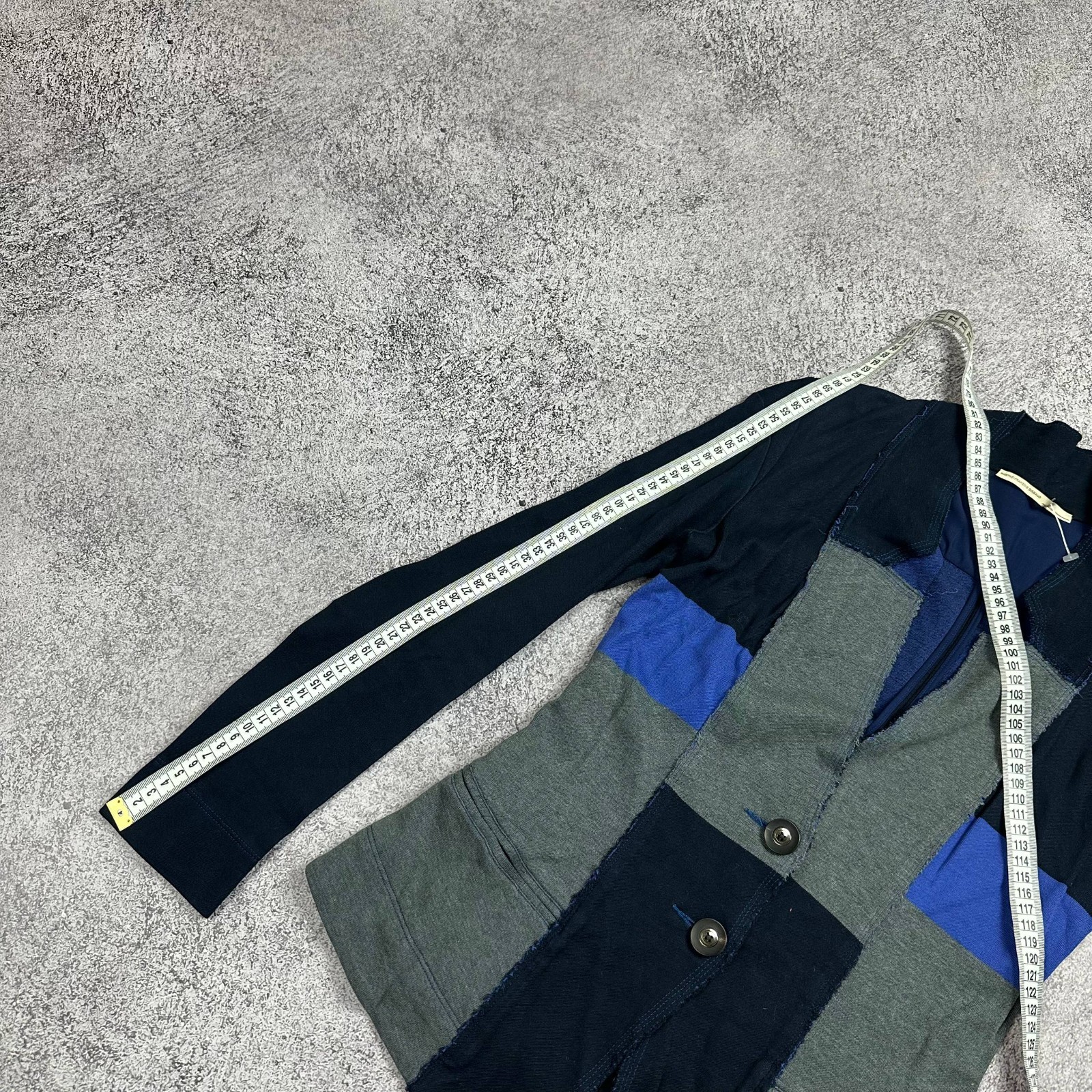 Womens Marithe Francois Girbaud Patchwork Blazer … - image 9