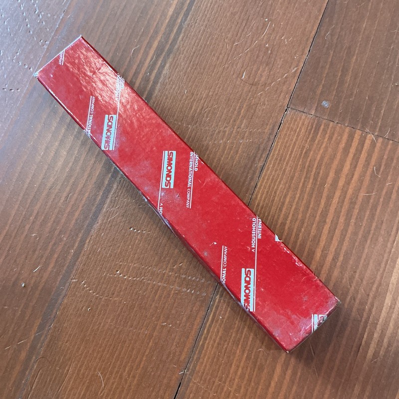 Simonds 73-143000, 6" Mill Single Cut Bastard File (Box of 10).  NOS