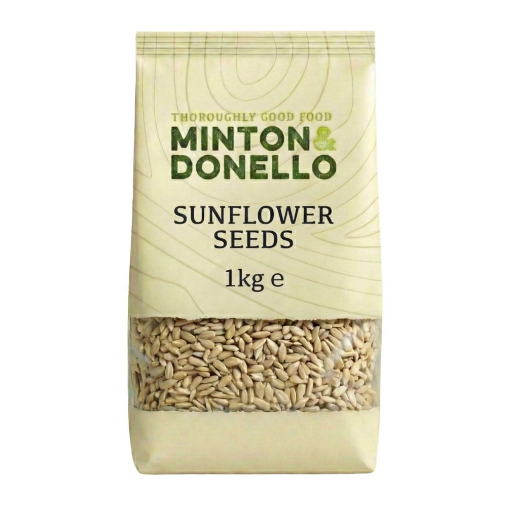 Minton & Donello Sunflower Seeds 6x1kg Hulled Baking Seeds Bulk