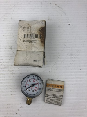 #ad Pour Grainger 4FLR3 Pressure Gauge 1 1 2quot; $30.00