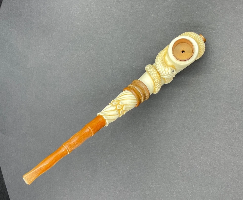 Gafas de nieve esquimales, gafas de sol talladas a mano Yupik, gafas inuit, diseño único Foto 4 de 4