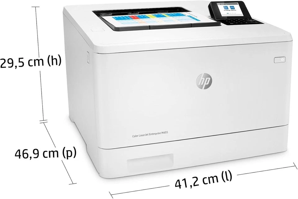 HP STAMPANTE LASER A4 COLORE, LASERJET M455DN, 27PPM, FRONTE/RETRO, USB/LAN - Immagine 2 di 4