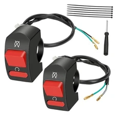  Mini Bike Kill Switch 7/8 On Off Dirt Bike Kill Switch for Predator 212cc Red