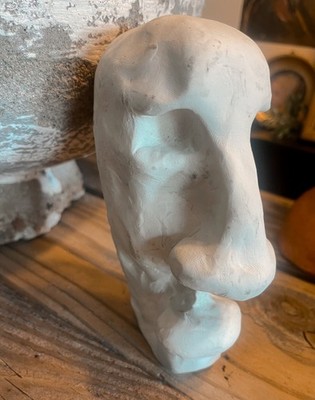 Studio Art Unique Sculpture Abstract ~6'' Man Male Head