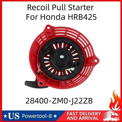 Recoil Pull Starter For Honda HRB425 HRB476 HRD536 HRG415 HRG465 28400-ZM0-J22ZB