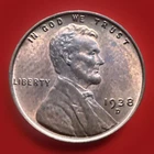 1938-D RB BU Lincoln Cent * Actual Coin * FAST SHIPPING 710