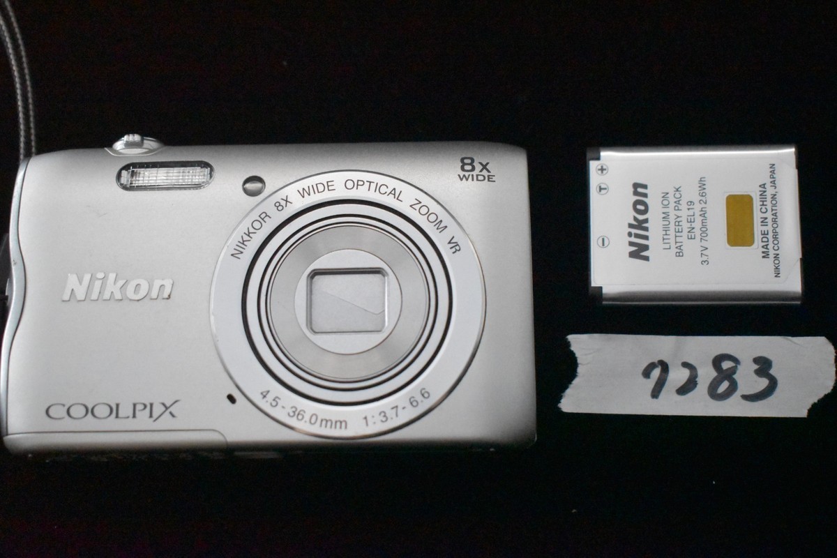 Nikon Digital Camera Coolpix A300 Silver WiFi 8.0x Zoom 7283 s7 | eBay