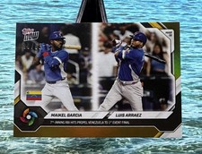 💥2026 Topps Now GOLD FOIL💥WB39 MAIKEL GARCIA/ LUIS ARRAEZ RBI Hits #21/50 WBC