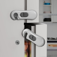 5 Pack Child Proof Refrigerator Lock, Baby Proofing Cabinet Locks, Oven Lock Chi