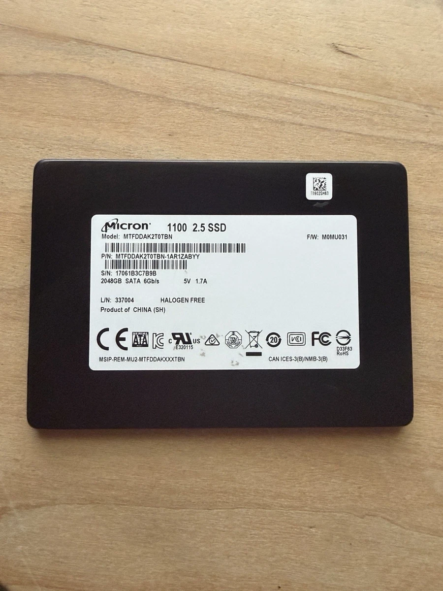 Micron SATA II 2TB Storage Capacity Solid State Drives for sale | eBay