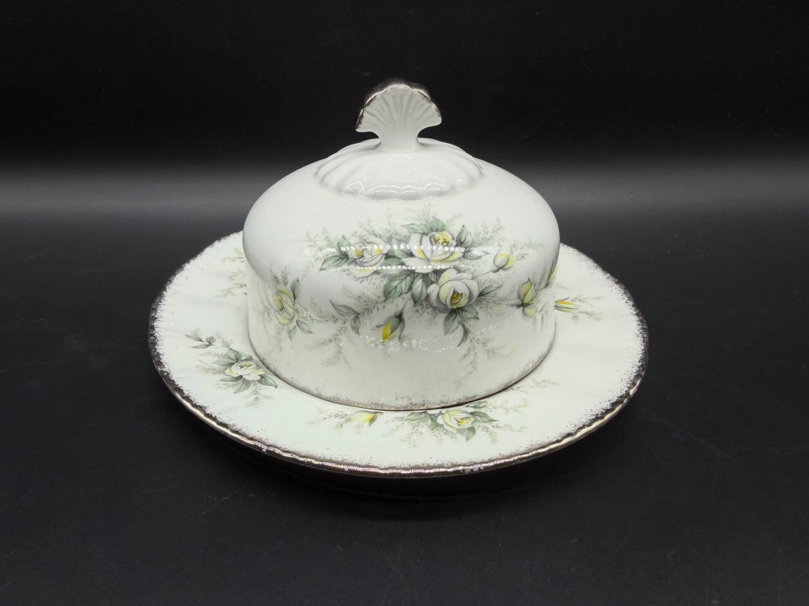 Paragon First Love Covered Butter Dish Bone China England