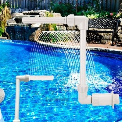 Fuente de pulverización piscina piscina cascada piscina divertidos rociadores US