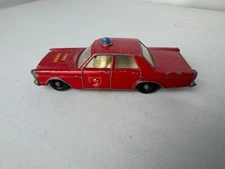 Vintage Matchbox Lesney #59-C / 1966: Ford Galaxie Fire Chief