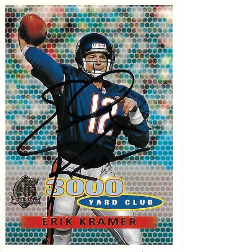 ERIK KRAMER SIGNED 1996 TOPPS FOOTBALL #377 - CHICAGO BEARS - Bild 1 von 1